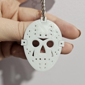 PLA Keychain | Frankenstein's Monster, Ghost, Pumpkin, Jason Voorhees Mask
