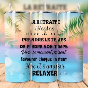 20oz Straight Tumbler | Retirement Rules
