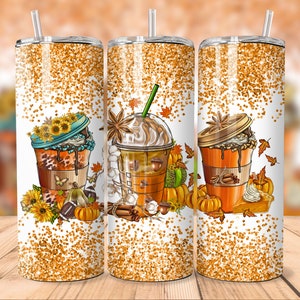 20oz Straight Tumbler | Autumn Lattes