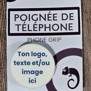 Poignée de Téléphone | Ton Image ou Logo