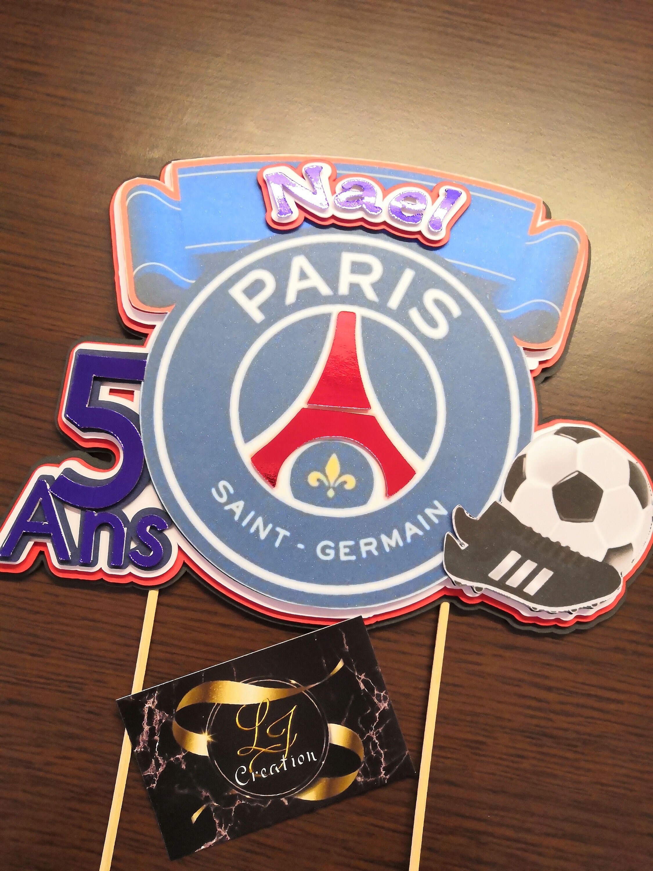 La décoration anniversaire Paris Saint Germain pour tous les âges –  stickers foot