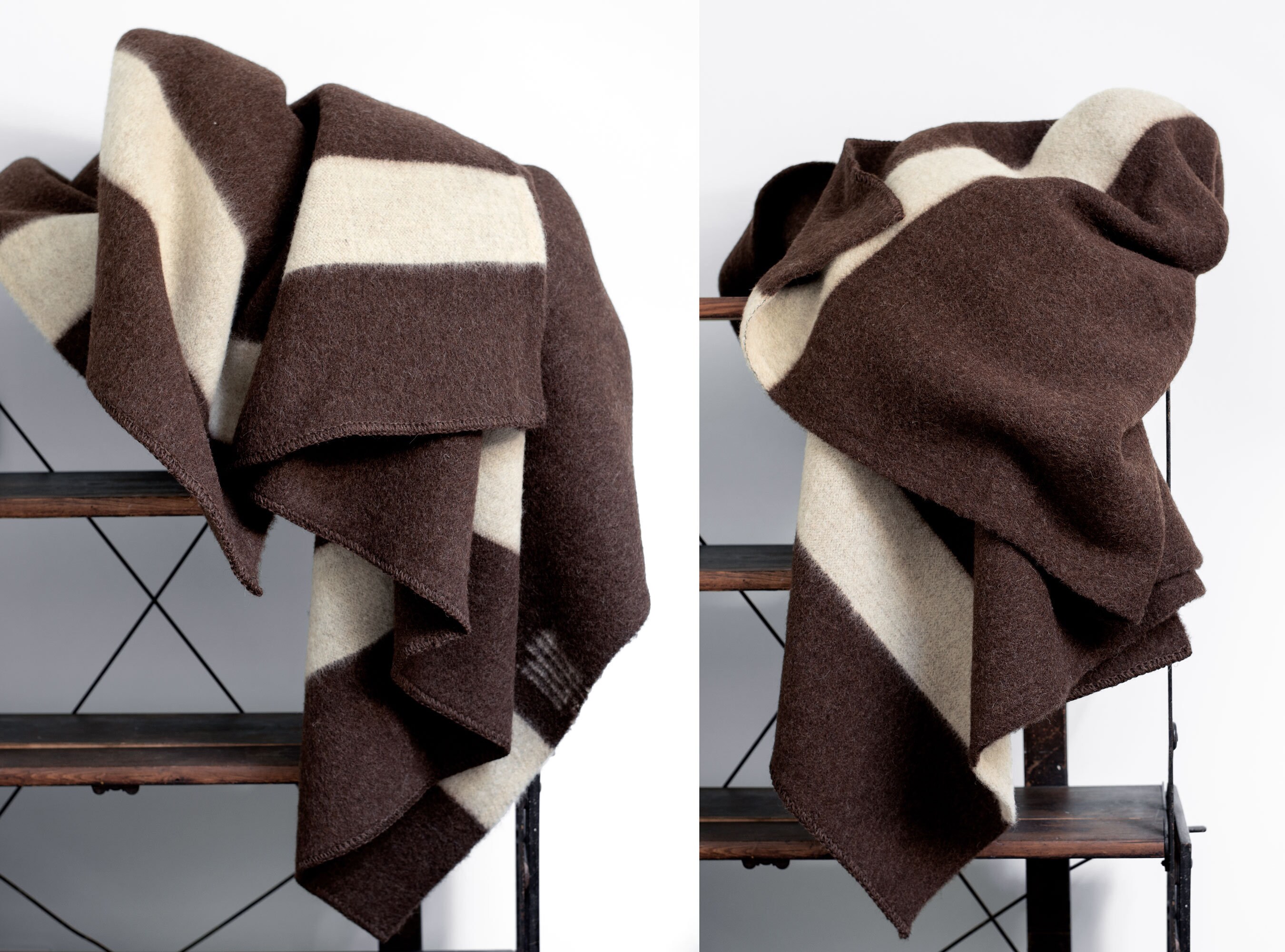 Wool Blanket Thick and Heavy Pure Sheep's Wool Bed Blanket Etsy