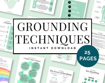 Grounding Techniques | Fast Acting Coping Strategies for Anxiety, Depression, Dissociation and Focus | Body Scan | TIPP | Therapy Tools
