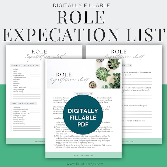 Role expectations in relationships