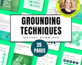 Grounding Techniques for Therapy | Anxiety, Depression and Focus Support with Breathing Exercises, Body Scan, 5 Senses & Muscle Relaxation