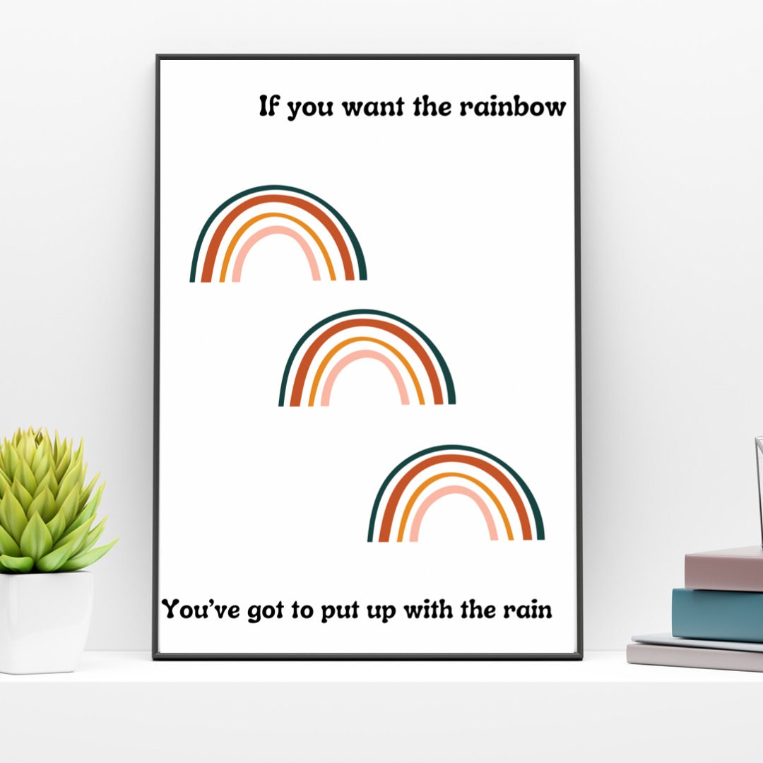 If You Want the Rainbow, You’ve Got to Put up With the Rain, Digital