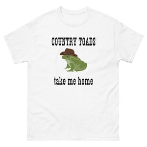 Country Toads Take Me Home Shirt, Western Toad Shirt, Toad Tee, Frog Shirt, Funny Graphic Tee