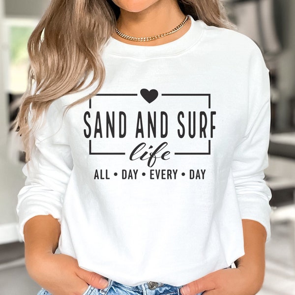 Sand And Surf Life svg png, Beach svg, Vacation Shirts, Beach Life svg, Summer svg, Summer Beach Shirt, Beach Bum Shirt svg, Surfing svg,
