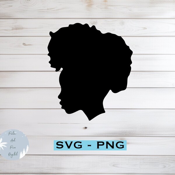 Doll Head svg png, Doll Silhouette svg, Woman Head svg, Doll Clipart, Woman Silhouette, Ponytail svg, Silhouette Vector File for Cricut