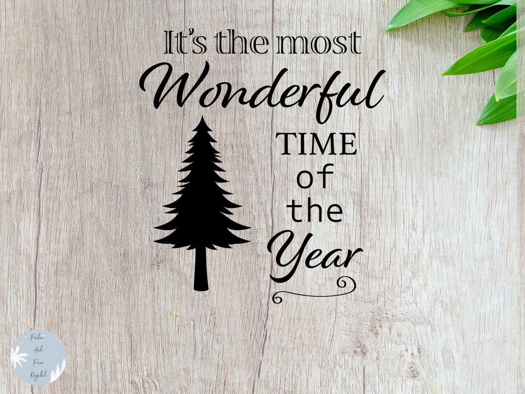 Het is de mooiste tijd van het jaar SVG-Kerstmis SVG-boerderij - Etsy