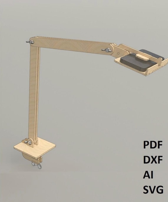 Digital Laser Cut File - Smartphone Camera / Scanner Stand (PDF, DXF, Al, SVG)