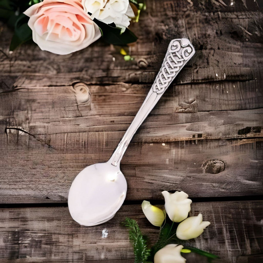 Vintage Silver Spoon With Intricate Curls Handle 19g - Etsy