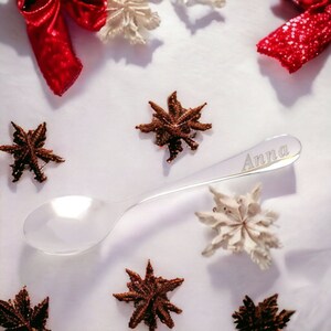 Silver spoon, silver baby spoon, feeding spoon with, for engraving - 16 gr