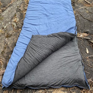 Bio Ungiftiger Schlafsack Merinowolle Schlafsack Aurora Borealis
