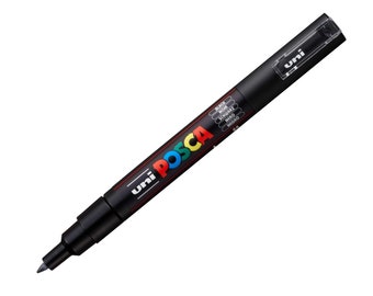 Posca Marker PC-1MC, round tip extra-fine, line width: 0.7-1 mm, acrylic pen in 29 bright colors, water-based, paint marker