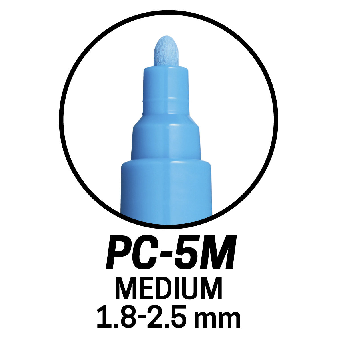 Rotuladores Posca Unicolor PC5M Trazo 1,8 mm a 2,5 mm Expositor 36 surtidos  UNIBALL