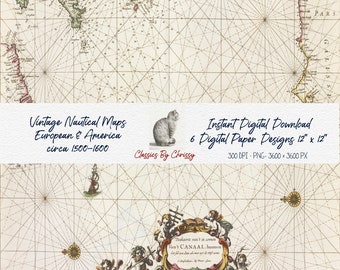 Vintage Nautical Map