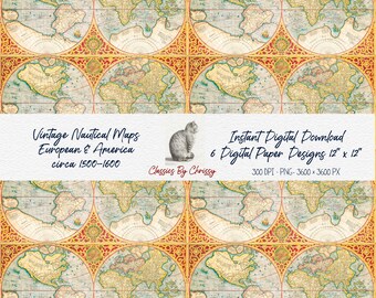 Vintage Nautical Map