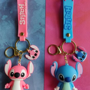 Alien Koalas "Silicone Keychain" [Keychain of Stitch cartoon characters | 1pc, 2 styles to choose from | Pendant backpack ornaments]