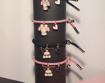 KuMel (Pulseiras Ajustáveis) [2 Pulseiras da Amizade] | 2 Pulseiras 4 opções para escolher | Conjunto de Pulseiras BFF