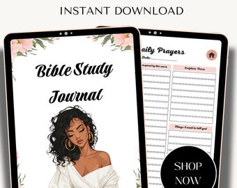 2026 Bible & Prayer Journal: Editable Canva Template (8.5x11 US Letter, Digital Download