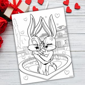 Paare Sip & Paint Printable | Valentinstag, Date Night Gemälde | DIY Malset für Paare | Spaß und Romantische Date Night Idee