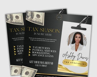 Tax Flyer | Stand On Business | Tax Season  | Taxes | Instant Download | Tax Season Flyer | Tax Professional | Tax Business | Tax Template