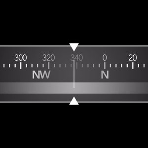HUD UI Animiertes Element Linear Compas 4K