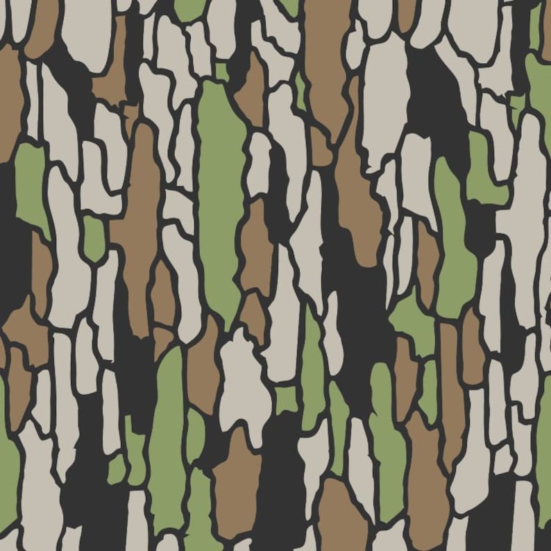 Turkey Trebark Camo Tileable Seamless Tileable Pattern Etsy