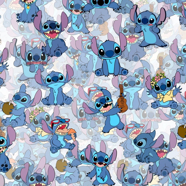 Stitch Wallpaper Etsy