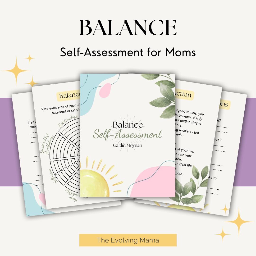 Balance Self-assessment for Moms | Wheel of Life PDF | Self-care ...