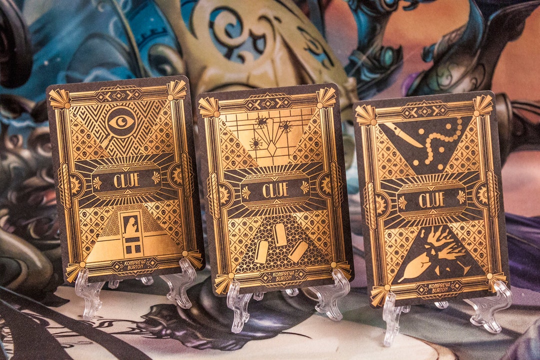 Art Deco Tokens Clue Etsy