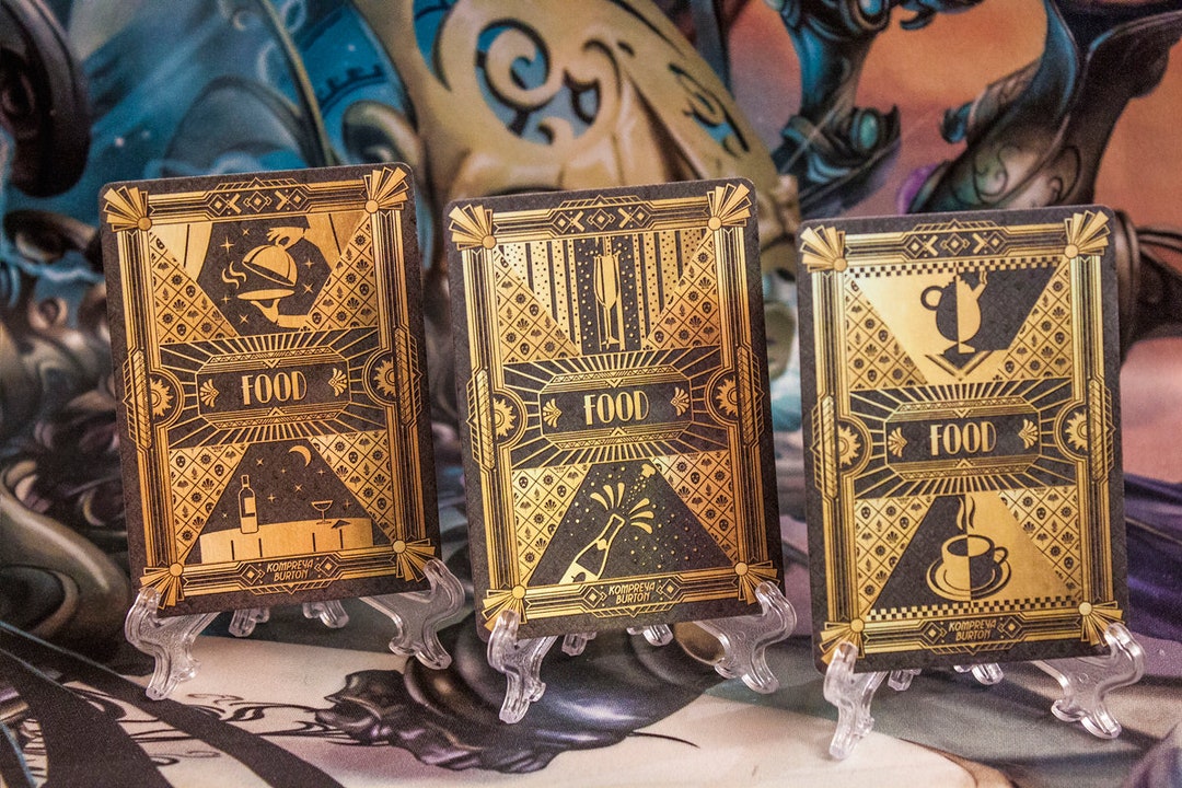 Art Deco Tokens Food Etsy