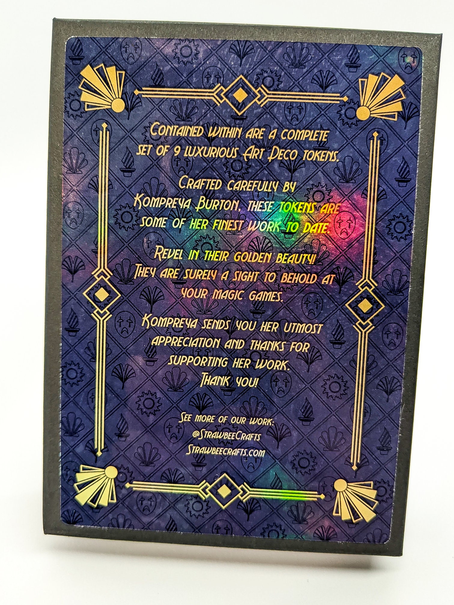 Art Deco Tokens the Complete Set Etsy