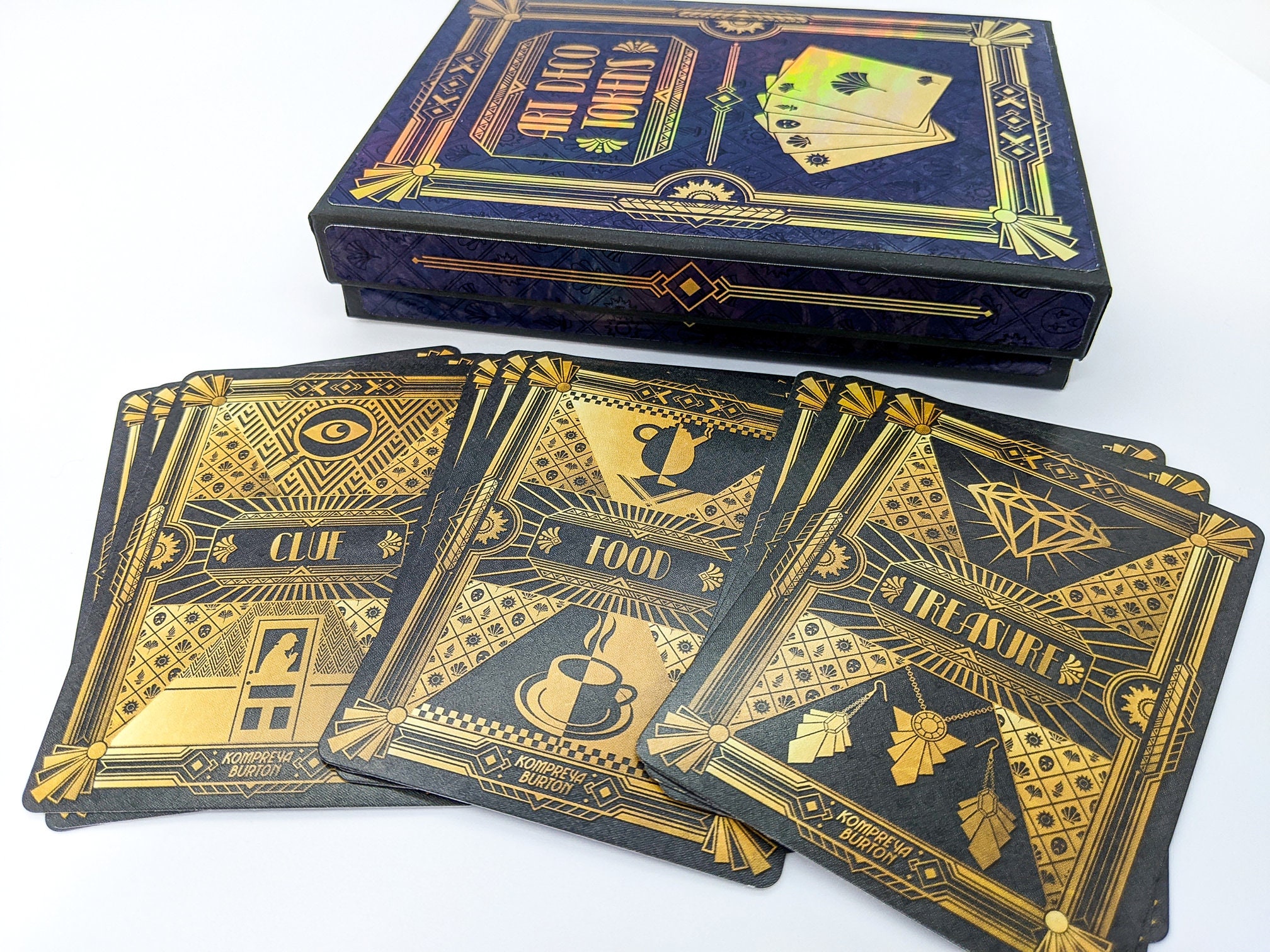 Art Deco Tokens the Complete Set Etsy