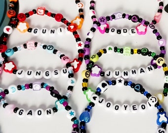 Xdinary Heroes Bracelet: Custom Kpop Beaded Bracelet for Villains