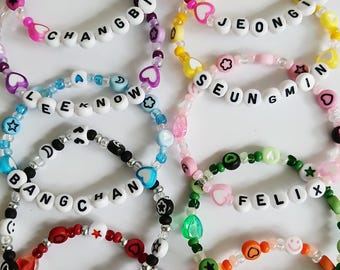 Stray Kids Bead Bracelet: Custom Stay Bias Jewelry (FREEBIES Included!)