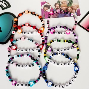 Xdinary Heroes Bracelet: Custom Kpop Beaded Bracelet for Villains