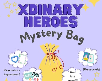 Xdinary Heroes Mystery Grab Bag - Xdinary Heroes Bias Packs - Custom Kpop Goodie Bags - Great Gifts for Kpop Fans!