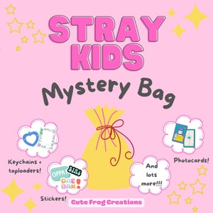 Bolsa misteriosa de Stray Kids - Paquetes sesgados de Stray Kids - Bolsas de regalos de Kpop personalizadas - ¡Grandes regalos para fanáticos del Kpop!