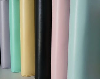 A6 K-Pop Photocard Binder DIY Deco Kit: PU Leather Album w/Pages (FREEBIES Included!)