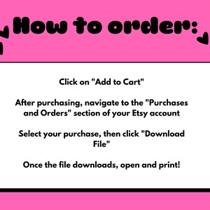 Kpop Binder Filler for Photocards Black Pink Double-Sided Digital Download image 2