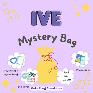 Bolsa misteriosa de IVE - Paquetes IVE Bias - Bolsas de regalos Kpop personalizadas - ¡Grandes regalos para fanáticos del Kpop!