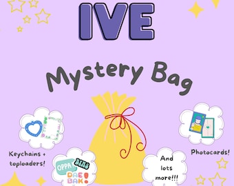 IVE Mystery Grab Bag - IVE Bias Packs - Custom Kpop Goodie Bags - Great Gifts for Kpop Fans!