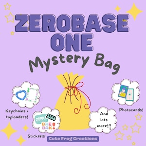 Zerobaseone Mystery Grab Bag - ZB1 Bias Packs - Custom Kpop Goodie Bags - Great Gifts for Kpop Fans!