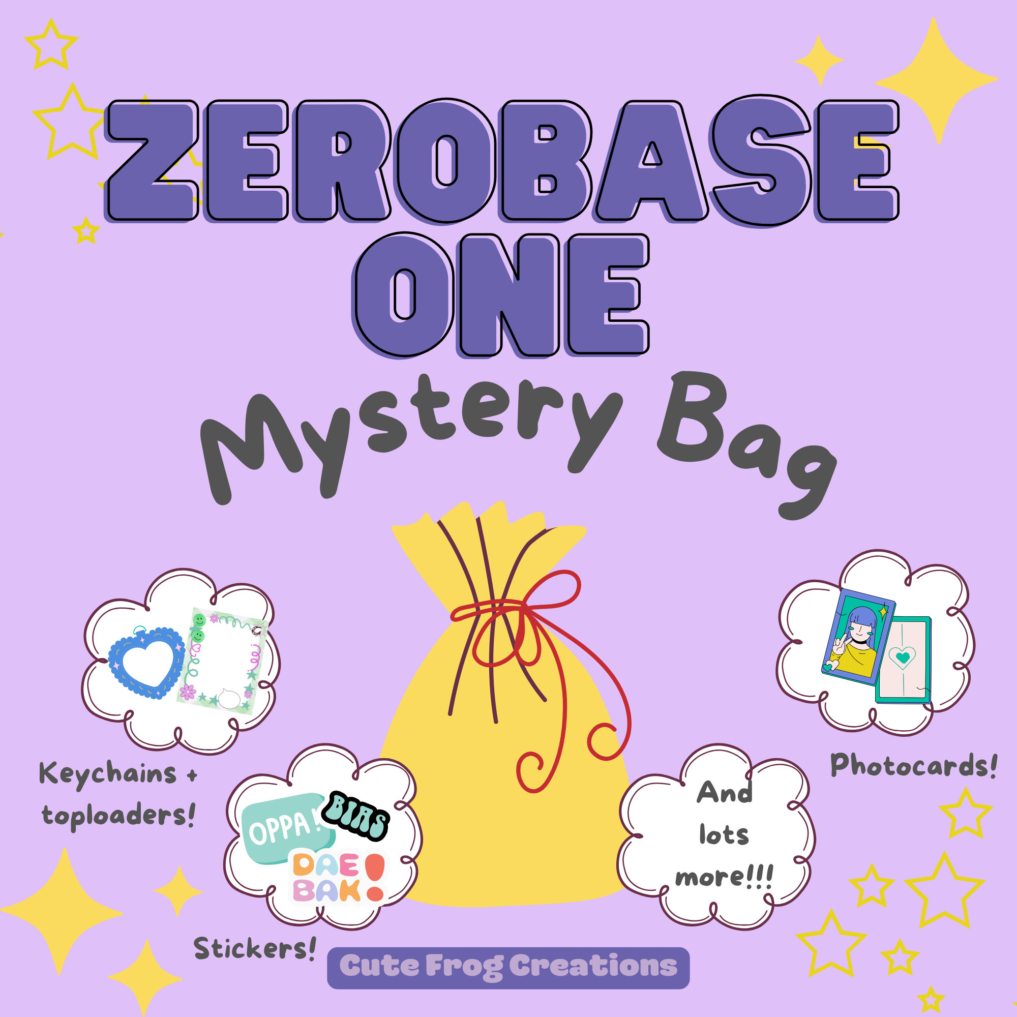 Zerobaseone Mystery Goodie Bag: ZB1 Kpop Fan Gifts (photocards