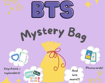 BTS Mystery Grab Bag - BTS Bias Packs - Custom Kpop Goodie Bags - Great Gifts for Kpop Fans!