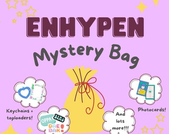 Enhypen Mystery Grab Bag - Enhypen Bias Packs - Custom Kpop Goodie Bags - Great Gifts for Kpop Fans!