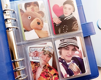 A5 K-Pop Photocard Binder: PU Leather Album w/Pages (FREEBIES Included!)