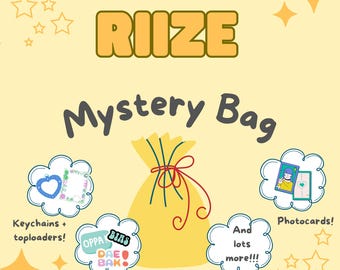Riize Mystery Grab Bag: Kpop Goodie Bag with Photocards & More
